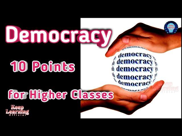 10 Lines on Democracy || What is Democracy #democracy #democracymatters #10lines