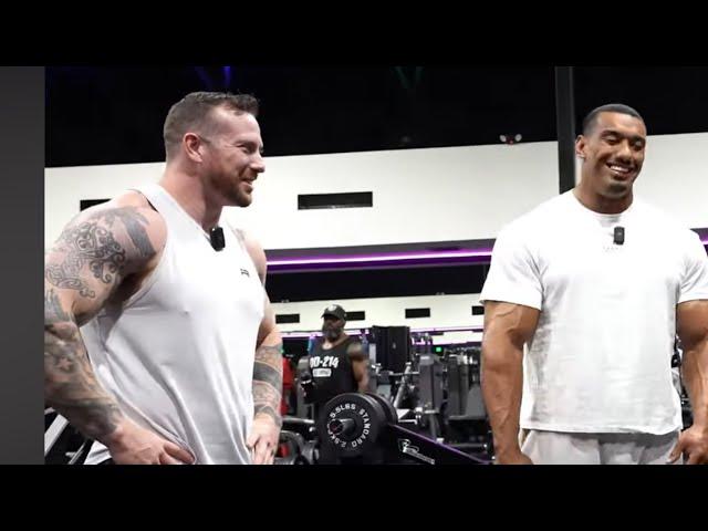 The Greatest PowerLifter John Haack and Larry Wheels Train Bench Press!