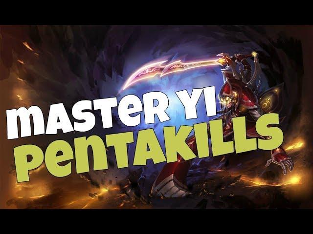 The best Master Yi pentakill montage ever in season 7 2018