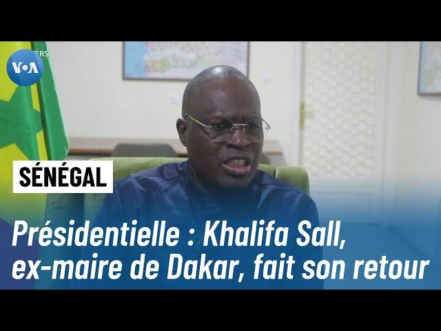 Khalifa Sall, l'ancien maire de Dakar, de retour sur le terrain pour briguer la présidence