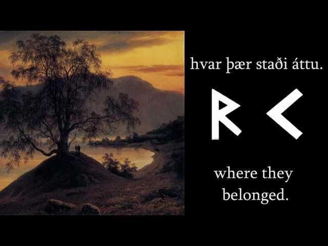 Burzum - Jóln (Deities) with lyrics + translation