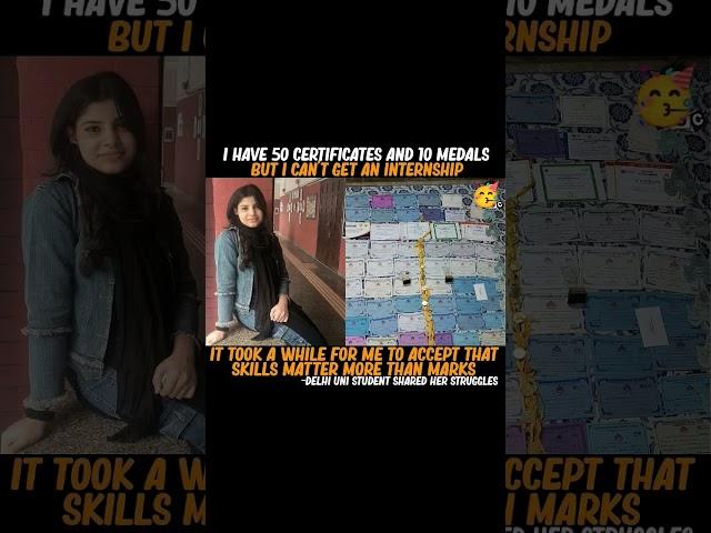 I have 50 certificates and 10 medals but no job