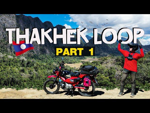 MY BEST EXPERIENCE in LAOS the THAKHEK LOOP  (Part 1/2)