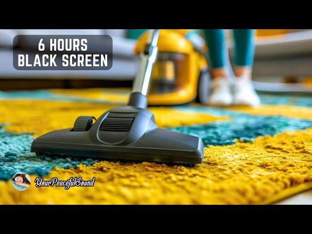 Vacuum Cleaner Sound - 6 Hours Black Screen | White Noise Sounds - Sleep, Study, Focus, Relax