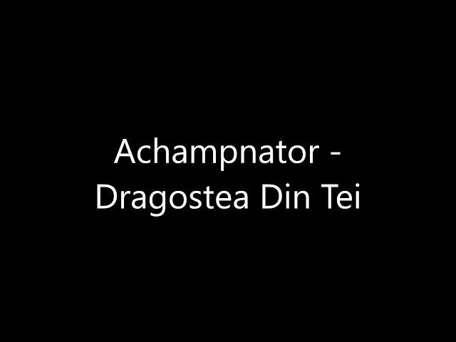 Achampnator - Dragostea din tei