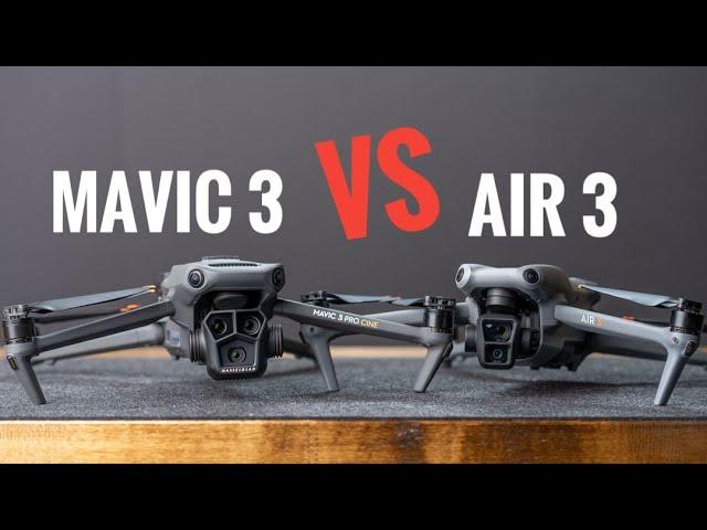 DJI Air 3 vs Mavic 3 and Mavic 3 Pro a Detailed Comparison