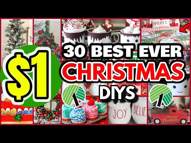 30 DOLLAR TREE Christmas DIYS you SHOULD be trying 2022 ┃GORGEOUS $1 Home Decor┃SHOCKING DIYS