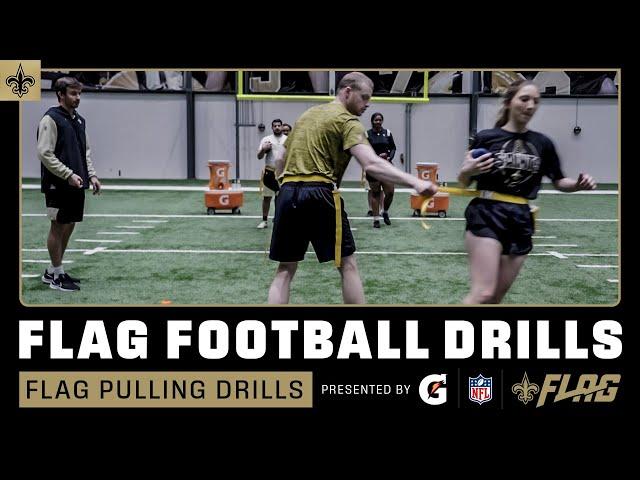 Flag Pulling Drills | NFL Flag Football Drills