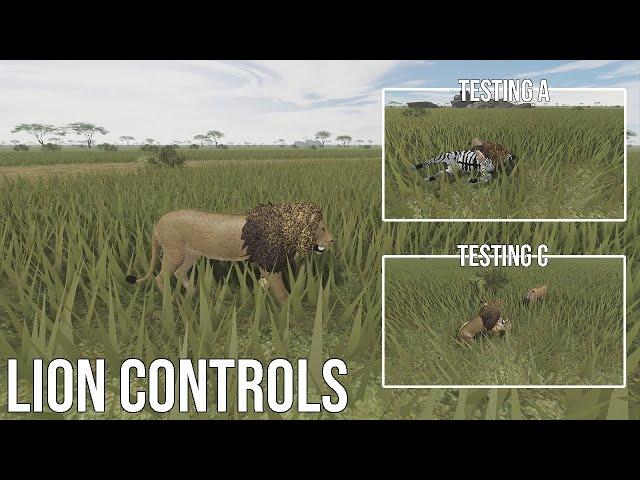 Roblox: LION CONTROLS (Testing C/ Testing A)
