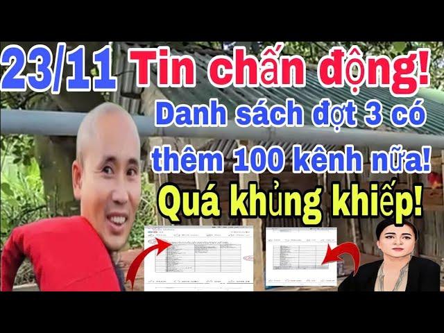  Tin sét đánh. Danh sách đợt 3 có thêm 100 kênh nữa. Trời đất ơi!