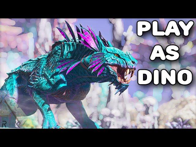 AN UNSTOPPABLE SHADOWMANE | PLAY AS DINO | ARK SURVIVAL EVOLVED