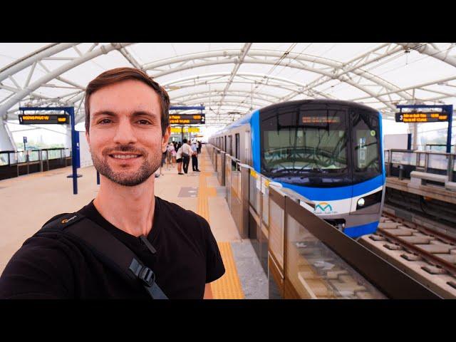 Ho Chi Minh City's New Metro Is OPEN! (First Day Full Line Ride)