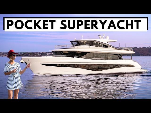 Princess X80 Pocket SuperYacht NautiStyles Yacht Tour