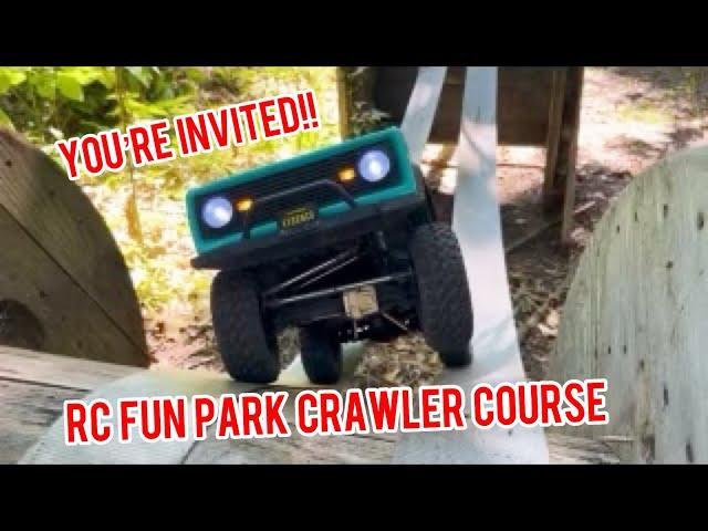 RC Fun Park Outdoor Rock Crawler Course