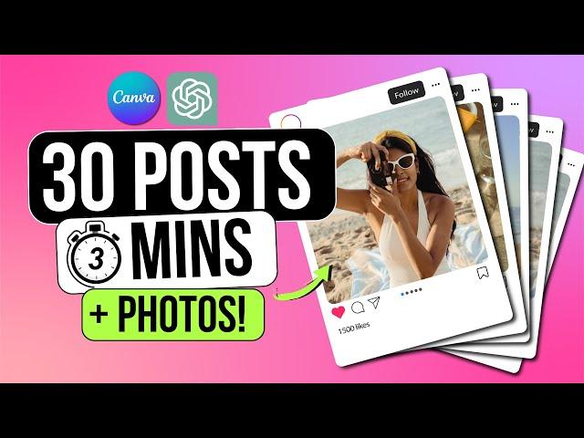 Bulk Create In Canva with IMAGES in Seconds ⏰!