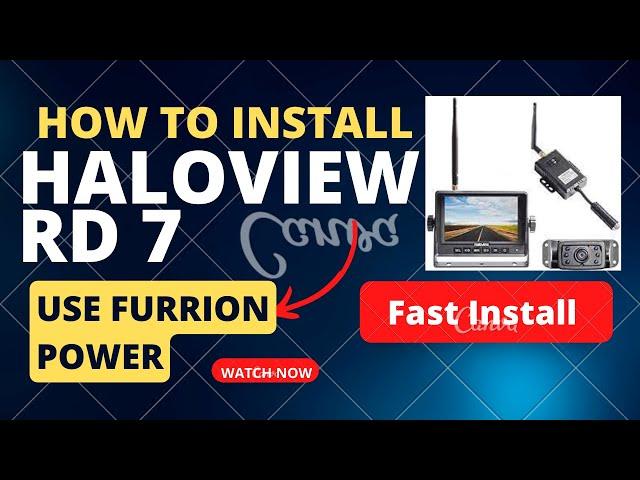 Haloview RD 7 Install (The Clear Fast Version You Were Looking For!)