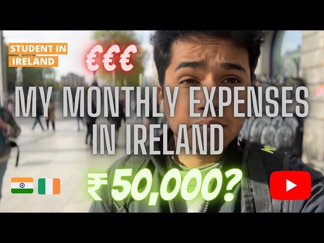 My Monthly Expenses in Dublin || ₹40,000 minimum || Cost Of Living in Ireland || Student in Ireland