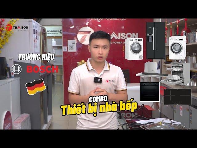 Combo thiết bị nhà bếp Bosch đón TÂN GIA NHÀ MỚI năm 2024