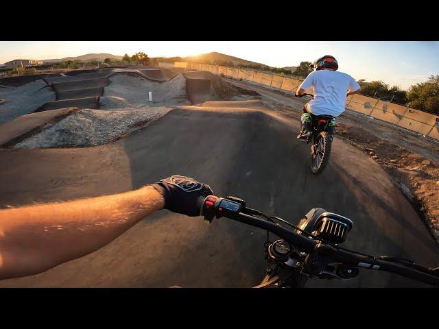 Worlds Biggest Public Bike Park // 72v Sur Ron X