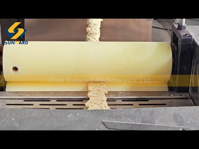 soya chunk making machine video from jinan sunward machinery