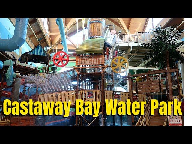 Cedar Point's Castaway Bay Water Park and Hotel Tour Sandusky Ohio