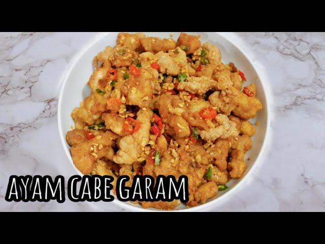 RESEP AYAM CABE GARAM [SUPER KRIUK]