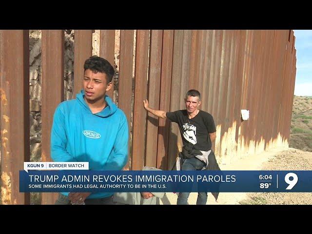 Trump Admin cancels immigration paroles