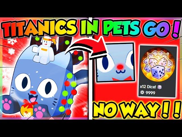 (LIVE) TITANICS in PETS GO CHRISTMAS UPDATE!! (Roblox)