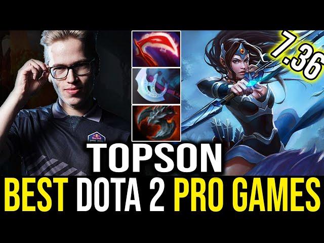 Topson - Mirana Mid 7.36 Gameplay | Chronicles of Best Dota 2 Pro Gameplays