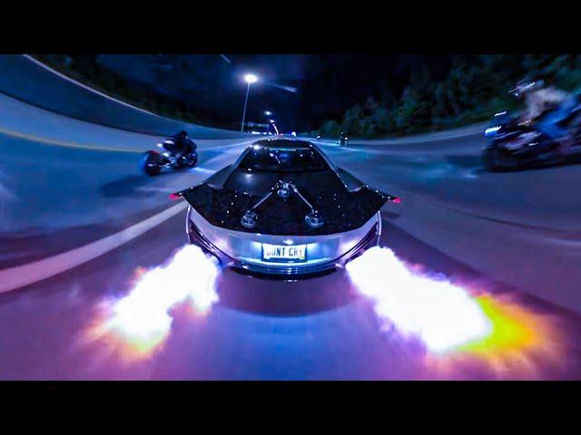 2000HP GTR DESTROYING BIKES FOR 9 MINUTES