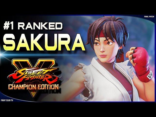 Matsu (#1 Sakura)  Street Fighter V Champion Edition • SFV CE