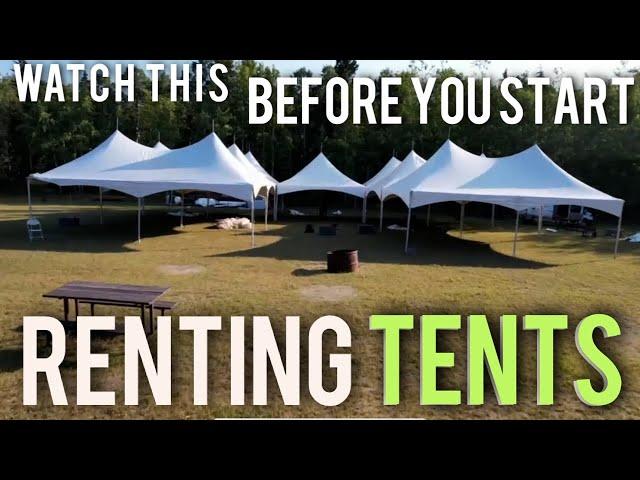 Watch This Video Before You Start A Tent Rental Business  @TheRentalJourney Helps Me Install Tents‍️