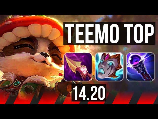 TEEMO vs FIORA (TOP) | 1300+ games, Godlike | EUW Diamond | 14.20