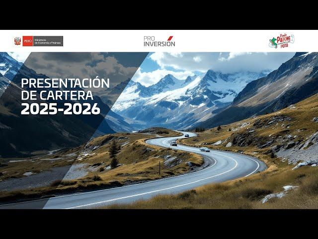 Presentación de cartera de inversión 2025-2026