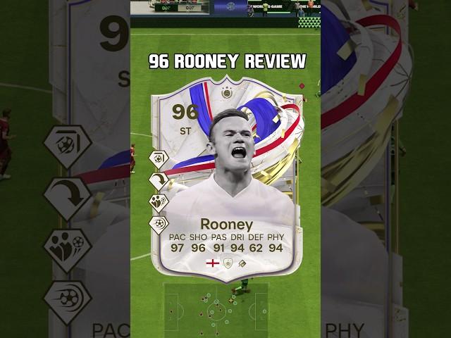 96 Rooney Review in EA FC 24 #shorts #short #fc24 #eafc24 #rooney #waynerooney #greatsofthegame #fut