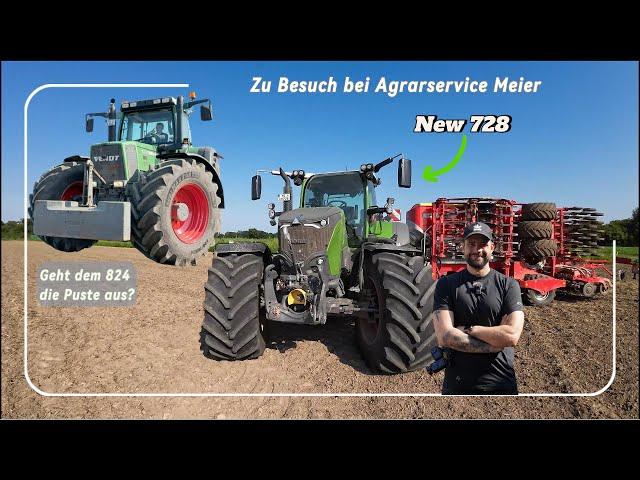 Fendt Favorit 824 am Limit? | Besuch bei Agrarservice Meier *728 Vario* | tractorbook Vlog #12