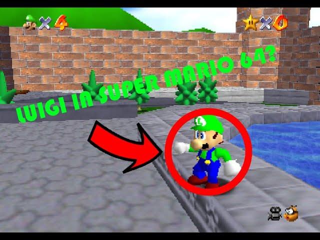 How to unlock luigi in Super Mario 64 (100 subs special)