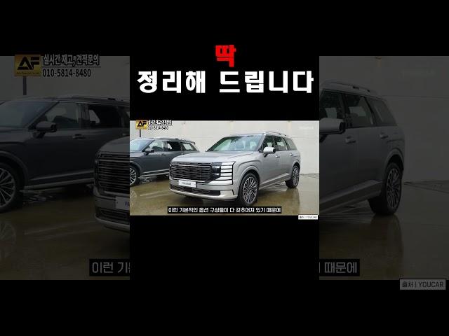 신형 팰리세이드 옵션 고민되세요?ㅎ #shorts