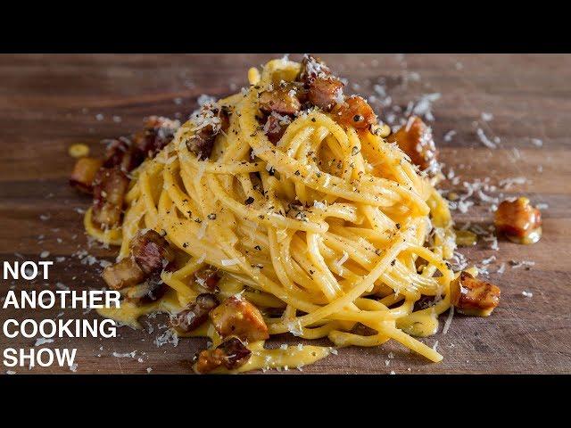 PERFECT SPAGHETTI CARBONARA...the easy way