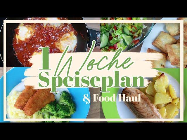 Wocheneinkauf & Speiseplan für eine Woche Teil 2 | Meal Planning deutsch