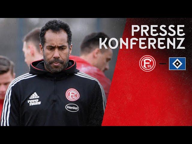 F95-Pressekonferenz | Fortuna Düsseldorf vs. Hamburger SV | 2021/22 | Thioune vor #F95HSV