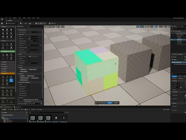 UE5 Modeling Mode - SubDiv Tool