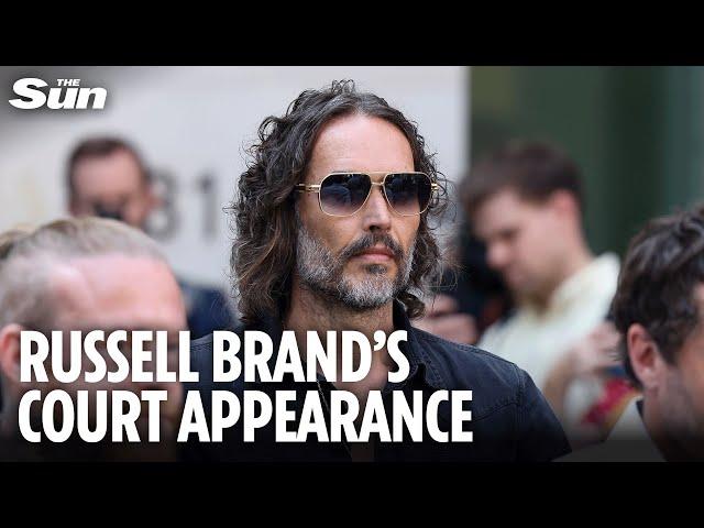 LIVE: Russell Brand to appear in court charged with rape and sexual assault