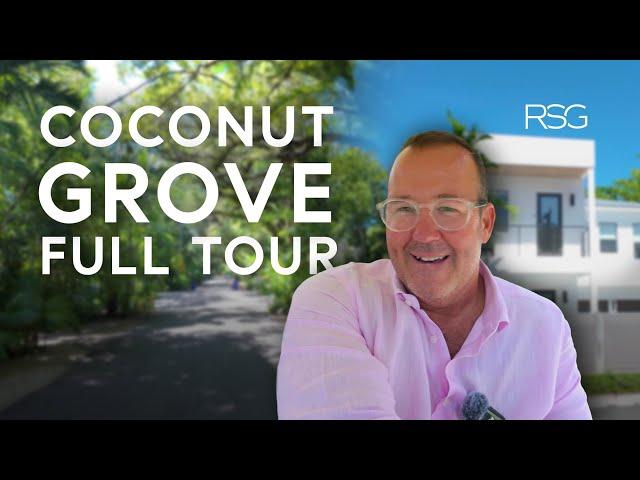 Tour Coconut Grove Streets, Attractions, and Homes | Full Golf Cart Ride with Riley Smith