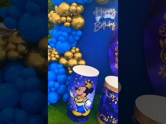 Decoración Mickey Rey  #viralshort #trendingshorts #event #onthefloor #jenniferlopez #decortez