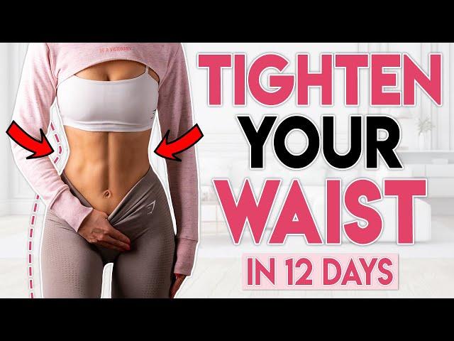 TIGHTEN YOUR WAIST in 12 DAYS  Slim Pilates Waist | 6 min Workout