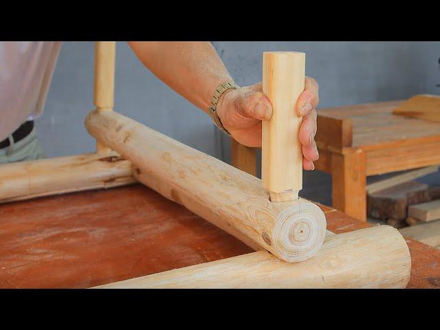 Amazing Creative Monolithic Woodworking Idea // Bed Design With Extremely Strong And Easy Joints