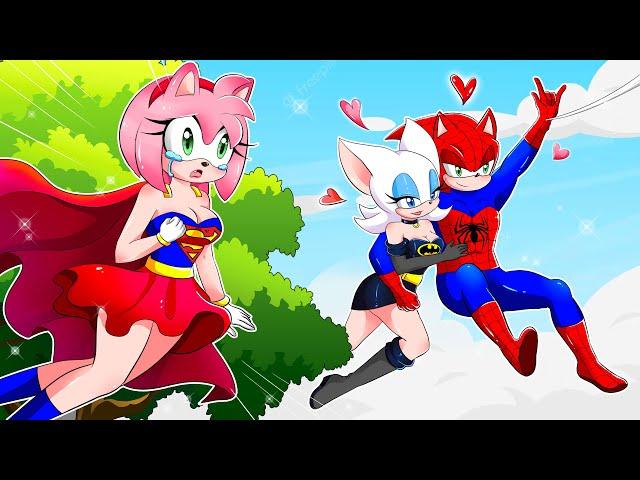 The Love of Superheroes - Sonic !! Please Don't Break Amy's Heart.. | Sonic the Hedgehog 2 Animation