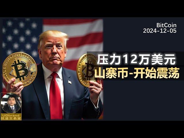 BTC冲破10W大关，压力区间12万，山寨币开始震荡。#btc #比特币 #牛市