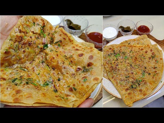 4 In 1 Paratha Kabhi Try Kiya Hai ? Aloo Ka Paratha Banane Ki Sabse Asaan Recipe | Easy Paratha